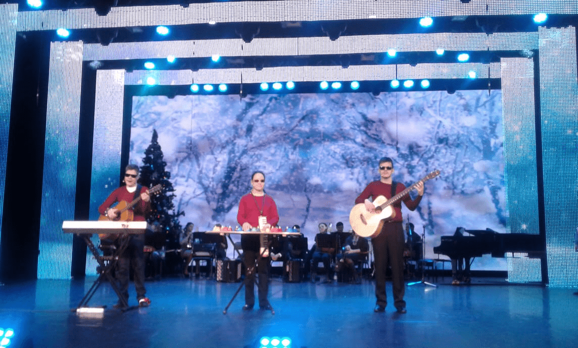 Группа "НеЗаМи" на Рождественском концерте.